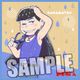 おそ松さん マイクロファイバーミニタオル 雨の日Ver. カラ松 [キャラクターグッズ]