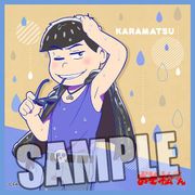 おそ松さん マイクロファイバーミニタオル 雨の日Ver. カラ松 [キャラクターグッズ]