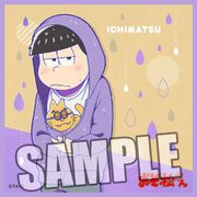 おそ松さん マイクロファイバーミニタオル 雨の日Ver. 一松 [キャラクターグッズ]