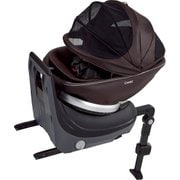 新生児対応チャイルドシート クルムーヴ スマート ISOFIX エッグショック ブラウン JG-650