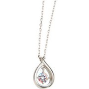 K10WG ミスティックダイヤ 0.08ct ネックレス RBD10PJ03W