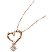 K10PG ミスティックダイヤ 0.08ct ネックレス RBD10PJ16P