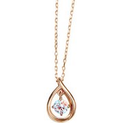 K10PG ミスティックダイヤ 0.08ct ネックレス RBD10PJ03P