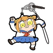 ポプテピピック つままれストラップ ポプ子(怒) [キャラクターグッズ]