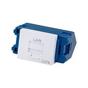 NR3470CW [アドバンスシリーズ J-J型情報モジュラジャック CAT6 埋込型 プラグ接続型 セラミックホワイト]