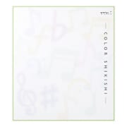 カラー色紙 音符柄 33227006