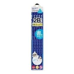 学校えんぴつ2B ネイビー 10本入り ST102NB