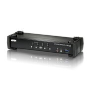 USB 3.0ハブ搭載 DCI 4K対応 4ポートUSB DisplayPort KVMPスイッチ CS1924