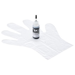 詰め替えインク キヤノン BCI-381/XKI-N11BK用 ブラック 30ml INK-C381B30