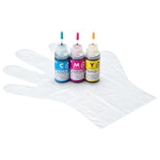 詰め替えインク キヤノン BCI-381/XKI-N11C・M・Y用 3色セット(シアン/マゼンタ/イエロー) 各30ml INK-C381S30