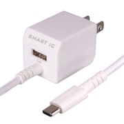 OWL-ATC20US-WH [超タフUSB Type-Cケーブル 一体型スマートIC搭載AC充電器 急速充電対応 2.0m ホワイト]