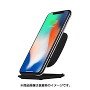Qi 10W/ファーストワイヤレスチャージャースタンド BK ZESC06B