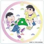 おそ松さん アクリル掛け時計 十四松・トド松 [キャラクターグッズ]