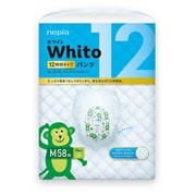Whito（ホワイト） Mサイズ 12時間タイプ 58枚 [紙おむつ パンツタイプ]