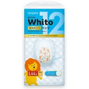 Whito（ホワイト） Lサイズ 12時間タイプ 44枚 [紙おむつ パンツタイプ]