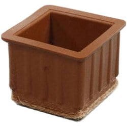 FKG-2434 [フェルト付き脚キャップ 角脚用 24mm]