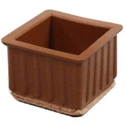 FKG-2834 [フェルト付き脚キャップ 角脚用 28mm]