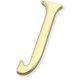 LB38-J [真鍮切り文字 38x3mm J]
