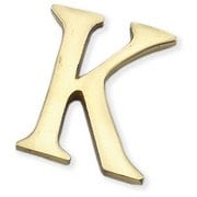 LB38-K [真鍮切り文字 38x3mm K]