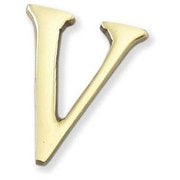 LB38-V [真鍮切り文字 38x3mm V]