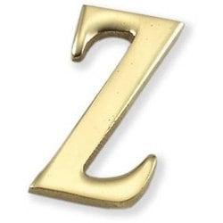 LB38-Z [真鍮切り文字 38x3mm Z]