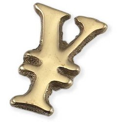 LB38-\ [真鍮切り文字 38x3mm \]