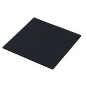 GC75-1T [シリコンゴム 黒 75×75×1.5mm テープ付き 2枚入り]