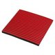 筋ゴム レッド 6×100×100mm CG6-10-1