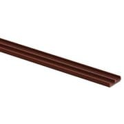 PR7501 [ガラス戸レール 下部 5mm チョコ 1000mm]