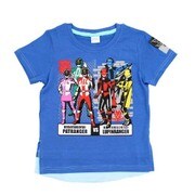 68806 快盗戦隊ルパンレンジャーVS警察戦隊パトレンジャー 半袖Tシャツ B BU 120cm [キャラクター衣料]