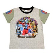 68809 仮面ライダービルド 半袖Tシャツ GY 110cm [キャラクター衣料]