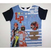 68813 快盗戦隊ルパンレンジャーVS警察戦隊パトレンジャー 半袖Tシャツ A NV 110cm [キャラクター衣料]