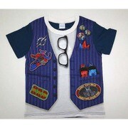 68815 仮面ライダービルド 半袖Tシャツ A BU 120cm [キャラクター衣料]