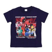 68817 快盗戦隊ルパンレンジャーVS警察戦隊パトレンジャー 半袖Tシャツ A NV 120cm [キャラクター衣料]