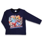 68643 仮面ライダービルド 長袖Tシャツ NV 100cm [キャラクター衣料]