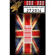 HGW272014 リムーブ・ビフォア・フライト 英軍タイプ(布製) [1/72 エアクラフトアクセサリー]