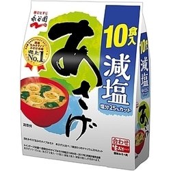 生みそタイプみそ汁 あさげ減塩 徳用10食入 151g