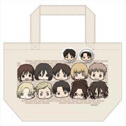 進撃の巨人 缶バッジ付トートバッグA [キャラクターグッズ]