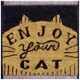 Nekosulu？ ハンドタオル Enjoy Cat [約縦25×横25cm]