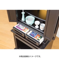 ヨドバシ.com - ファミリー・ライフ FL0338610 [上置式仏壇 コクタンチョウ] 通販【全品無料配達】