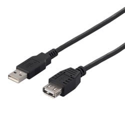 USB2.0延長ケーブル Type-A用 1.5m ブラック BCUAA215BK