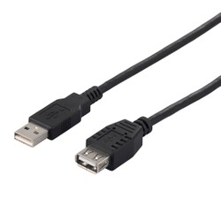 USB2.0延長ケーブル Type-A用 3m ブラック BCUAA230BK