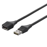 どっちもUSBコネクター採用 USB2.0延長ケーブル Type-A用 3m ブラック BCUAAD230BK