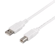 USB2.0ケーブル Type-A to Type-B 1m ホワイト BCUAB210WH
