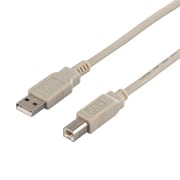 USB2.0ケーブル Type-A to Type-B 1.5m アイボリー BCUAB215IV