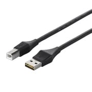 どっちもUSBコネクター採用 USB2.0ケーブル Type-A to Type-B 3m ブラック BCUABD230BK