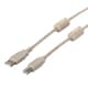 USB2.0ケーブル Type-A to Type-B フェライトコア付 3m アイボリー BCUABFC230IV