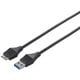 USB3.0ケーブル Type-A to microB 2m ブラック BCUAMB320BK