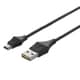 どっちもUSBコネクター採用 USB2.0ケーブル Type-A to miniB 0.5m ブラック BCUAMND205BK
