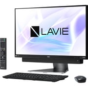 LAVIE Desk All-in-one/23.8型ワイド/Core i7-8550U/メモリ8GB/HDD3TB/ブルーレイドライブ/Windows 10 Home 64ビット/Office Home & Business 2016/ダークシルバー PC-DA870KAB